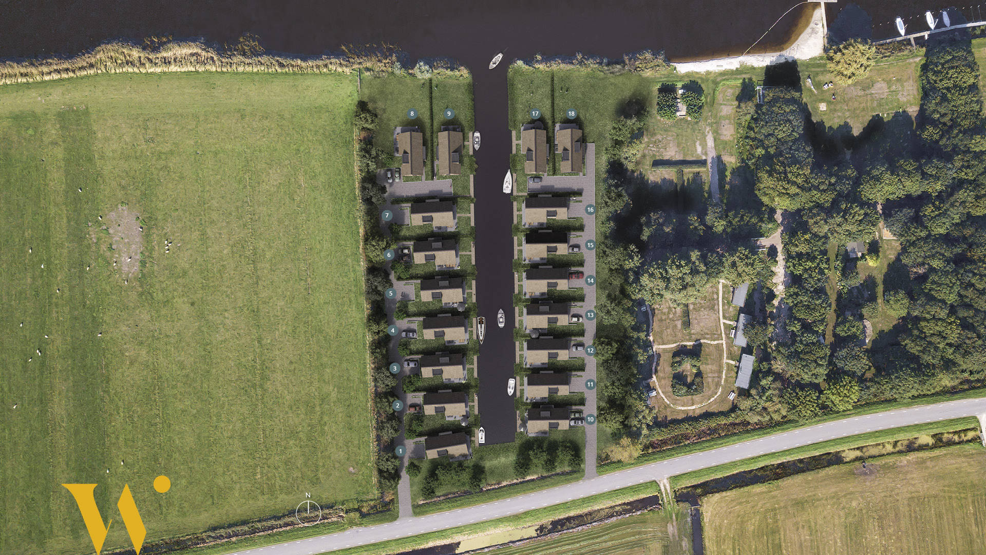 Wasservilla Friesland buchen